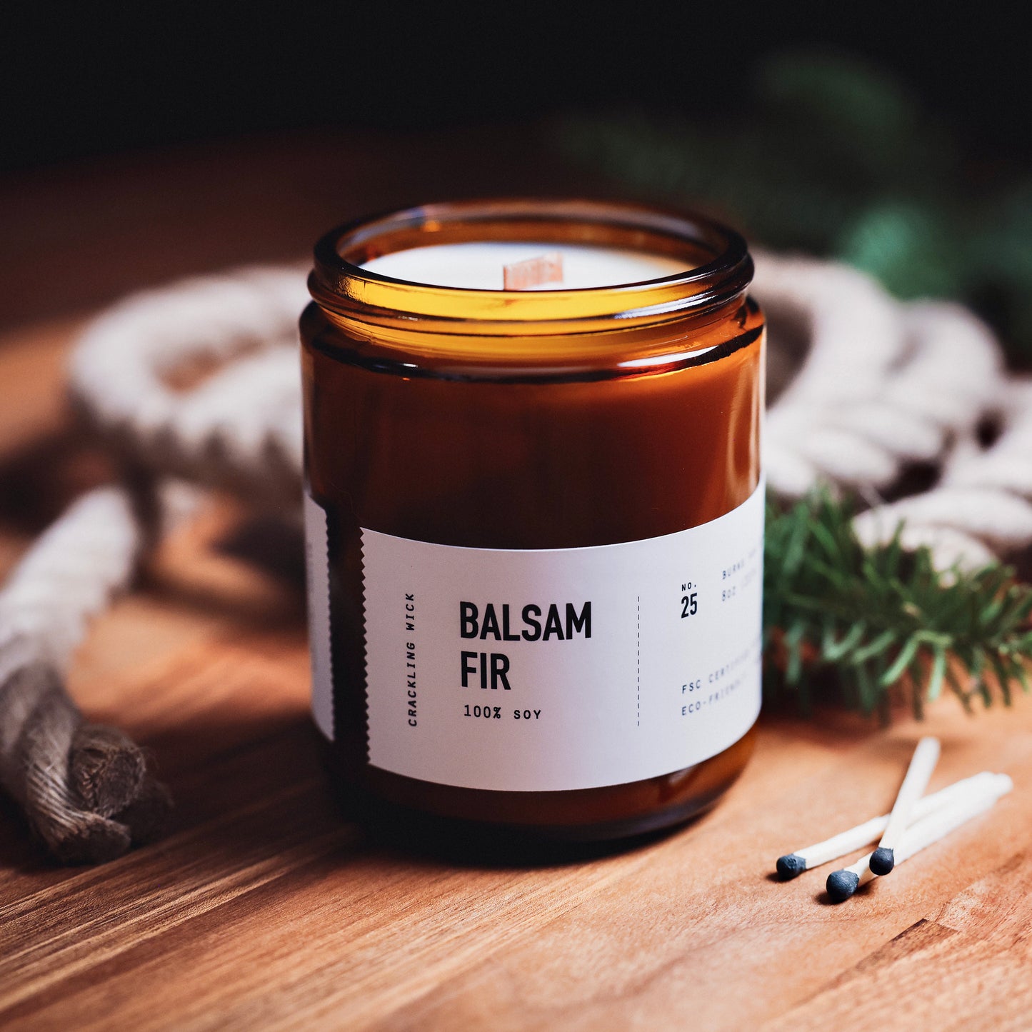 Balsam Fir - Wood Wick