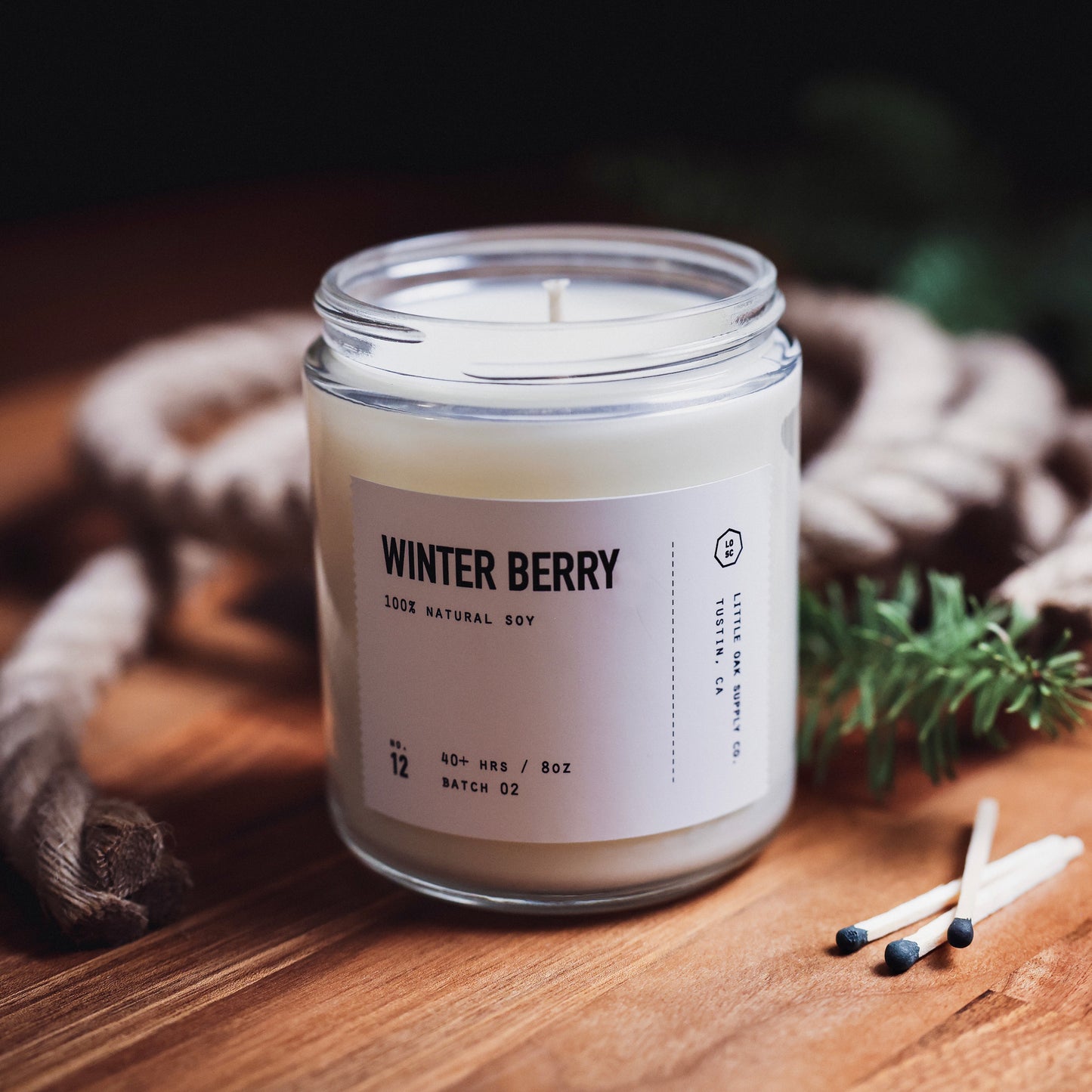 Winter Berry - Cotton Wick