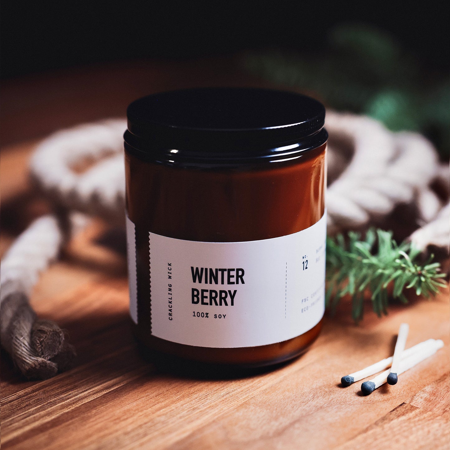 Winter Berry - Wood Wick